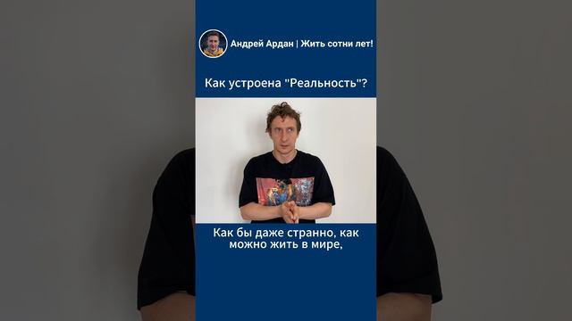 Как устроена реальность? Что такое реальность?