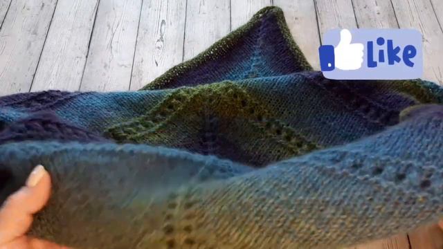 Вот и лето пришло!Солнечный зайчик скачет в траве!Мой треугольный платок из Кауни 100% шерсти готов смотреть онлайн