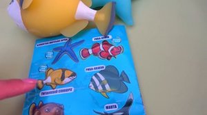 Челлендж на БАТУТЕ дома Найди редкую рыбку My little Nastya