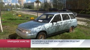 За парковку в зелёной зоне водителям предстоит заплатить штраф