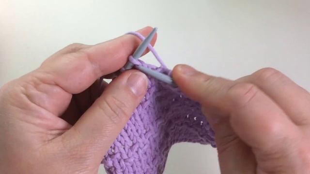 Римский стежок.Универсальный узор / Вязание спицами / Roman Stitch Knitting.