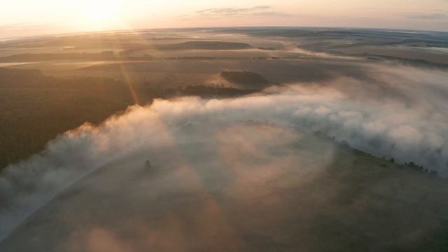 Рассвет над рекой Зуша