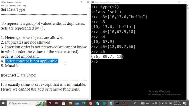 set Data Type in Python