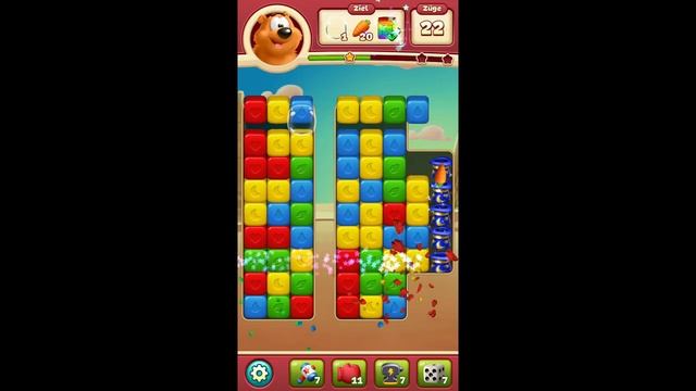 Toon Blast Level 78 ⭐ 2021 - Match 3 Puzzle Games NO BOOSTERS ? Android Gameplay #78 ✅