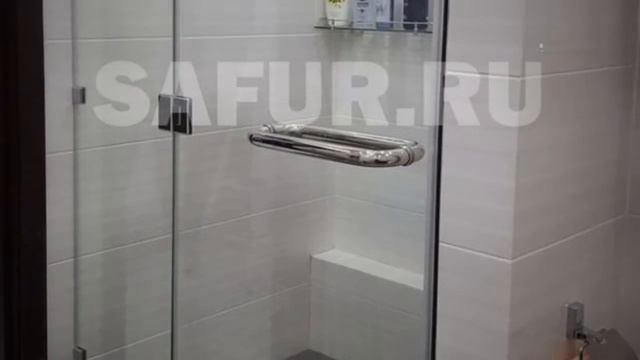 Установка душевых кабин из стекла SAFUR.RU