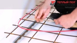 Монтаж греющего кабеля DEVIflex