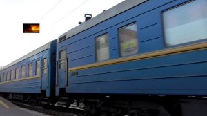Отправление ЧС4-059 + ДС3-011 с поездом №141