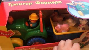 Краткий обзор музыкальной игрушки Трактор Ферма Kiddieland