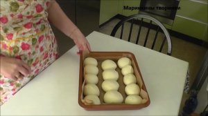 Пампушки с чесноком на закваске. Маринкины творинки