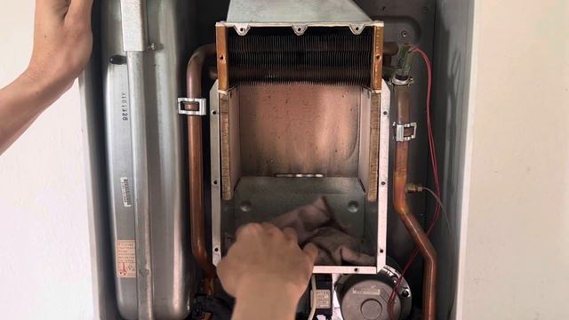 Газ котел горелкасын тазалау. Чистка горелки котла. смотреть онлайн