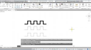 AutoCAD 2D. Упражнение 12 [Полилиния. Ширина. Дуговое сглаживание]