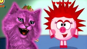 КАК ИСПОЛНИТЬ ЖЕЛАНИЕ С ГОВОРЯЩИМ КОТЕНКОМ АБИ ( ИГРА ДЛЯ ДЕТЕЙ ) Смешарики