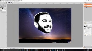 GIMP Tutorial: Transform Face into Galaxy Silhouette