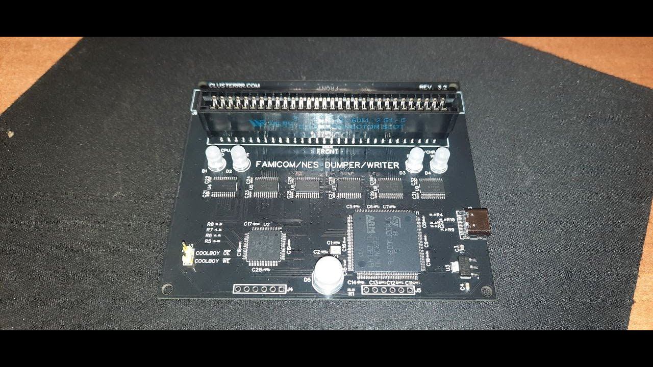 Собираем Famicom Dumper от Кластера