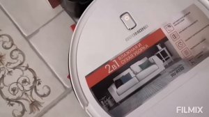 Обзор робот-пылесос Redmond RV-R150 сухая и влажная уборка.