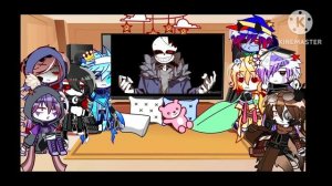 sans au swapverse(my au) react to original meme (와 혼종혼종 이다)