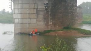 Водолазы РЖД на реке Чулым