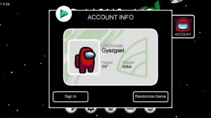 не удаляйте игру амонг ас ато  ошибка вернётся!!! получается создать аккаунт!! (Among us)