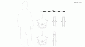 Канатный  блок А. Чертёж.