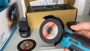 Аккумуляторная мини болгарка 12в