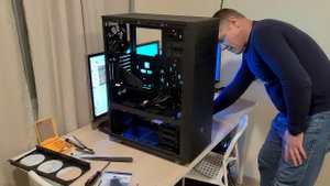 переезжаем в новый Корпус ATX THERMALTAKE Core X71 TG, Full-Tower