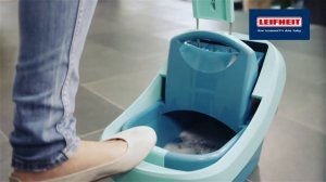Комплект для уборки Leifheit Profi XL ведро 8л на роликах с прессом для отжима и швабра 42см