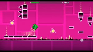 Лаймик проходит Geometry dash lite от 1 до 4 уровня.