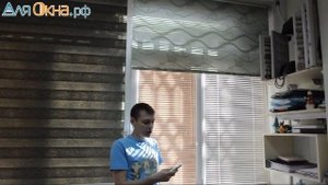 Рулонная штора с электроприводом Somfy