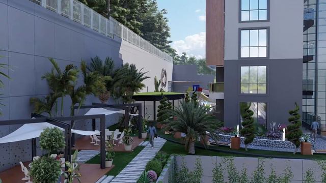 Купить квартиру в Алании в комплексе Odin Tower Махмутлар Недвижимость в Турции