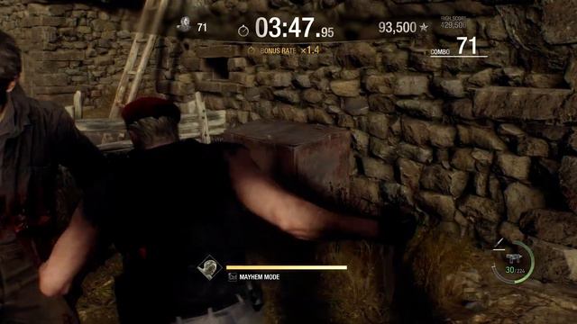 Resident Evil 4 Remake Mercenaries Village Krauser S++ Rank