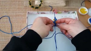 МАСТЕР-КЛАСС || БРАСЛЕТ ШАМБАЛА (ДВЕ БУСИНЫ)