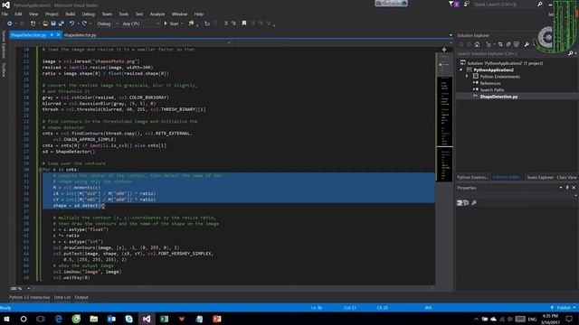Shape Dectection OpenCV in Python