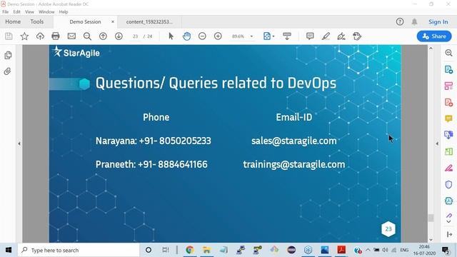 Demo Session on DevOps | Skills Required for DevOps | Opportunities for DevOps certified| StarAgil смотреть онлайн