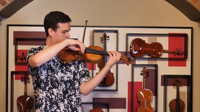 Violin by Luiz Amorim copy of Guarneri 'del Gesù', Sainton, 1744 смотреть онлайн