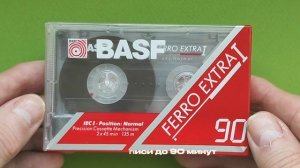 Магнитофонная кассета (аудиокассета) BASF FERRO EXTRA-90