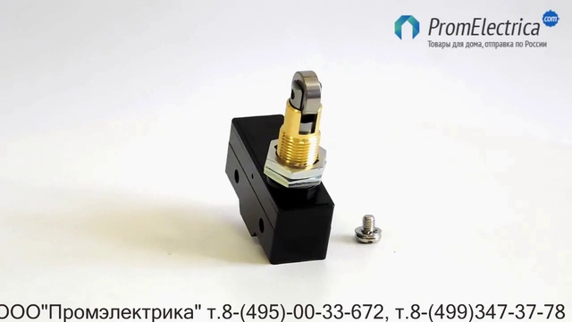 Z-15GQ22-B Концевой переключатель 15А, -25 +80С, Шток с роликом для монтажа на панель