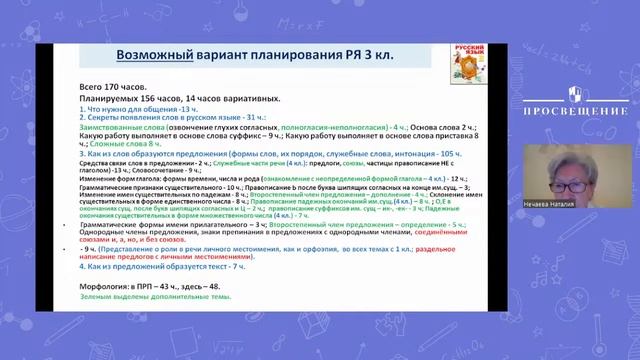 Реализация идей нового ФГОС в процессе обучения русскому языку в 1 четверти