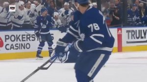 Jake McCabe Brings Maple Leafs Fans To Their Feet With Thunderous Hit On Mikey Eyssimont