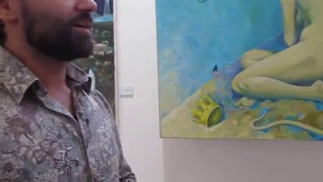 Артем Капуста на выставке в духе сюрреализма Дали смотреть онлайн