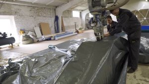Кадры с производства компании Тент-Опт