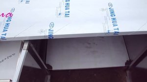 Стол-тумба 2 двери 3 ящика нержавейка