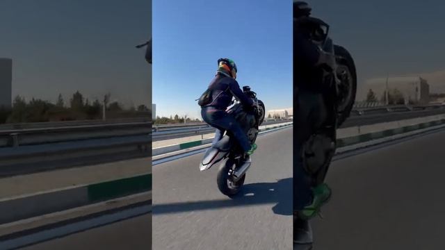 Honda CBR1000 rr in iran #honda#cbr1000rr #wheelies #stunts #CBR1000rr2017