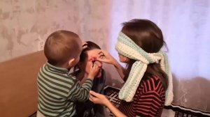 Челендж  Макияж с закрытыми глазами.  Makeup Challenge