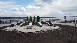 The historical center of Yaroslavl. Place of foundation of Yaroslavl. Walking tour of Yaroslavl 4k.