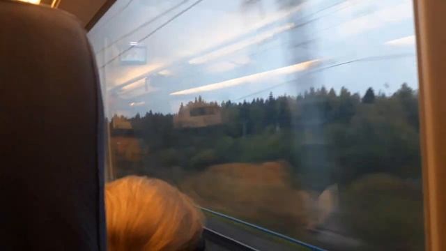 Поездка на Сапсане из Петербурга в Москву со скоростью 200 км. смотреть онлайн