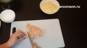 Рецепт самса с начинкой из курицы и картошки или быстрые пирожки на кефире