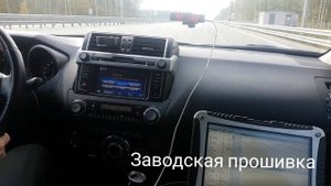 Prado 150 2.8 дизель разгон 0-100 сток и amb motorsport Stage2