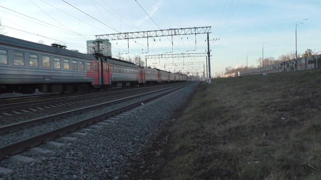 Электропоезд ЭД4М-0283 сообщением Москва - Пл 47 Км смотреть онлайн
