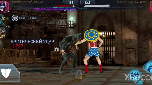 Бэтмен который смеётся его обзор, работа с утопленницой в команде металл Injustice 2 Mobile смотреть онлайн