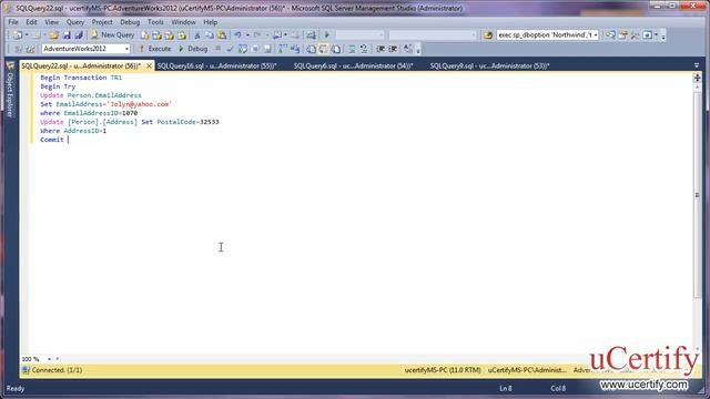 ms sql server 2012 how to implement transactions demo смотреть онлайн